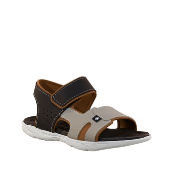 Sandalia-Cafe-e-Areia-Kids-Costura-Aparente-|-Molekinho-Tamanho--27---Cor--CAFE-0